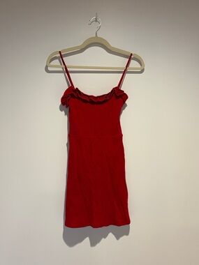 Reformation Red Mini Dress